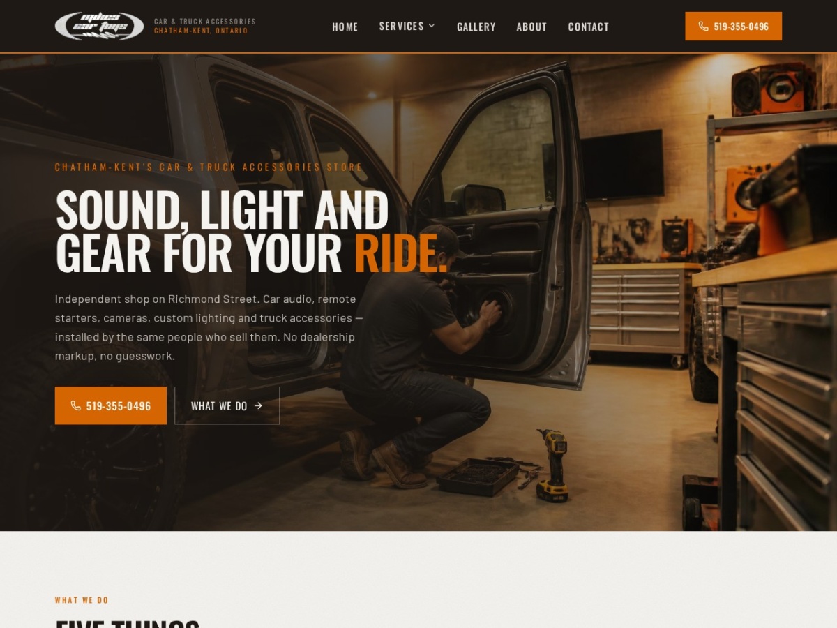 Mike's Car Toys website screenshot
